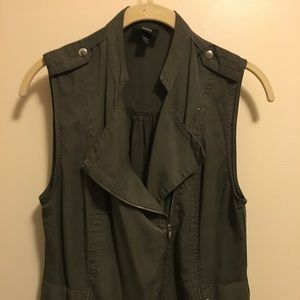 Olive Green Vest