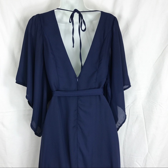 Navy Kimono Dress - Picture 5 of 5