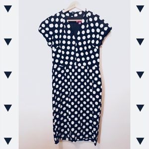 Betsey Johnson Pinup Style Polka Dot Dress NWOT