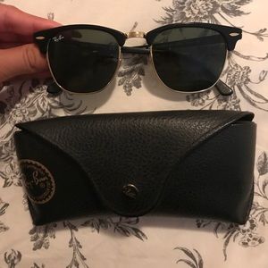 Gold Club master Ray bans