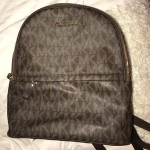 Micheal Kors Brown Backpack