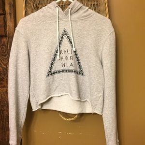 ~SOLD~Kendall and Kylie crop top hoodie