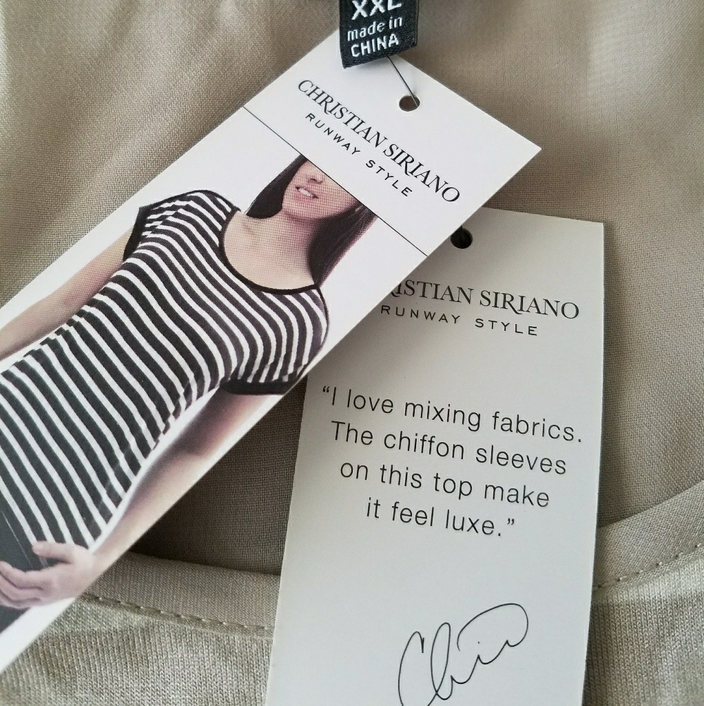 Christian Soriano's cream blouse - Picture 3 of 3