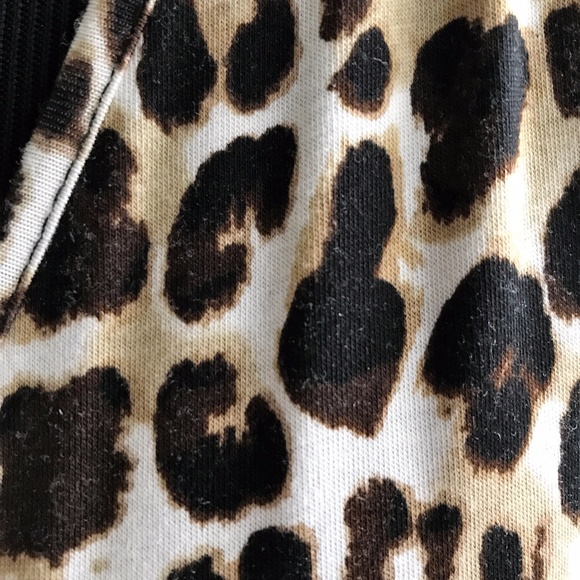 ASYMMETRICAL LEOPARD DRESS - Picture 4 of 4