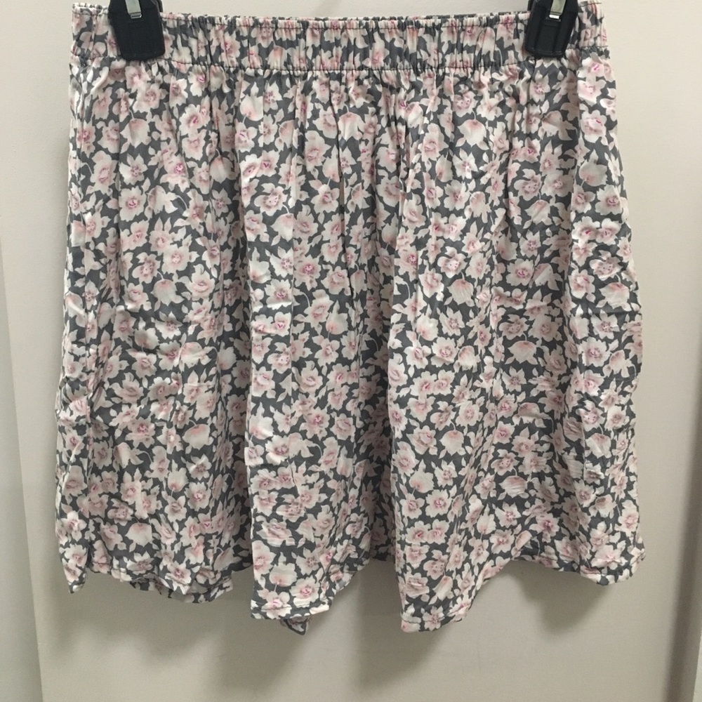 Hollister Floral Skater Skirt