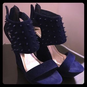 Studded open toe
