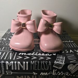 Mini Melissa Sugar Rain Boot Toddler Sz 6