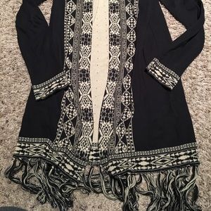 Hooded cardigan