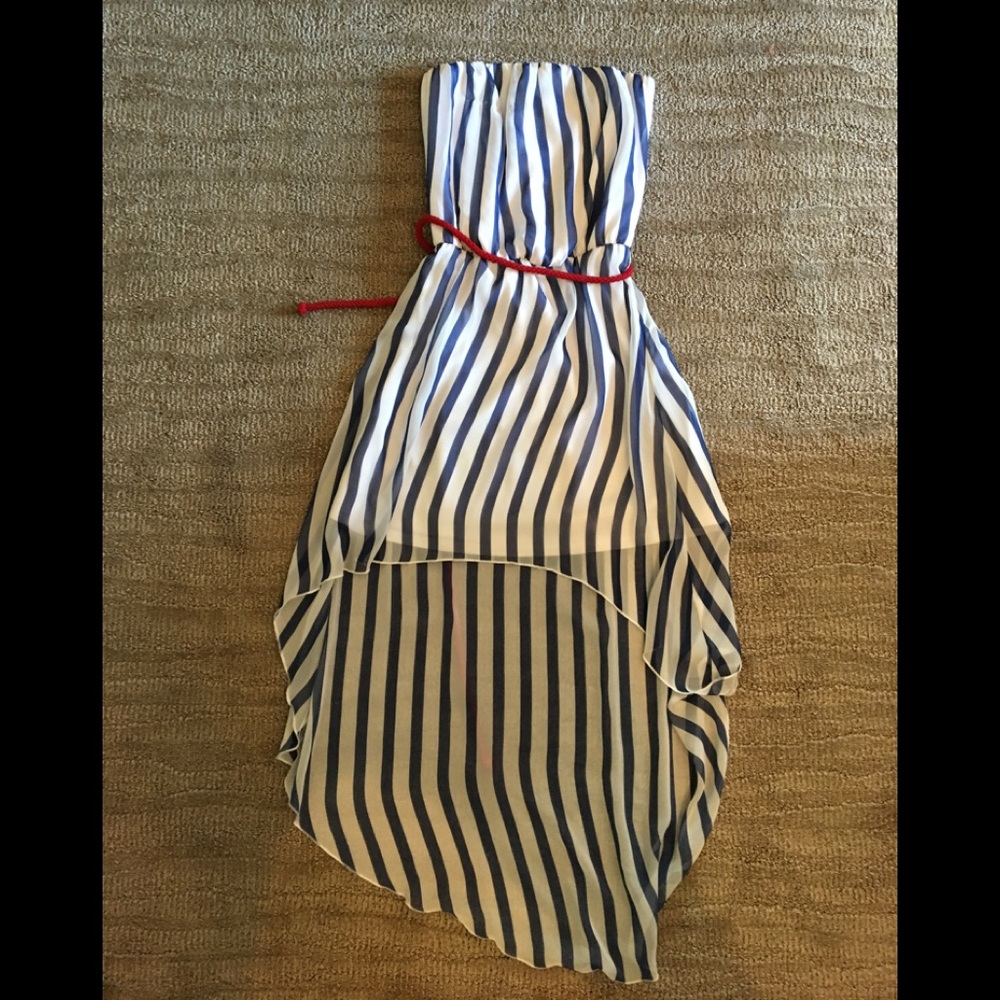 High low chiffon dress, only worn once!