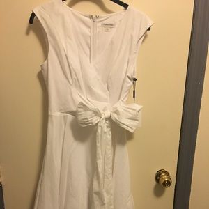 White Mid-length Calvin Klein dress