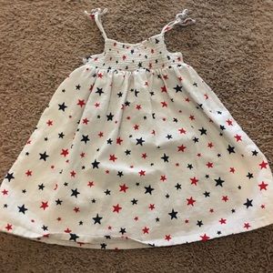 Old Navy red white and blue star dress