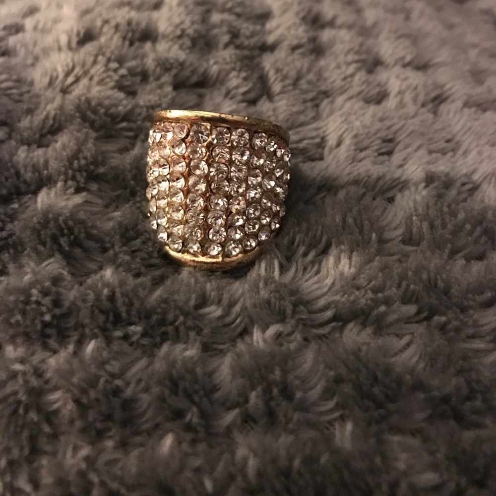 Rhinestone ring