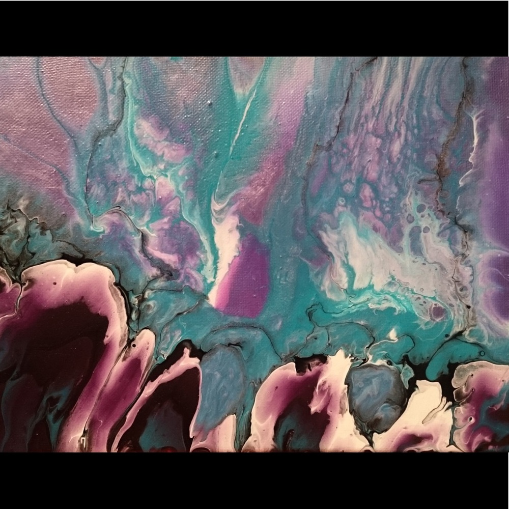 Galaxy Drip Painting