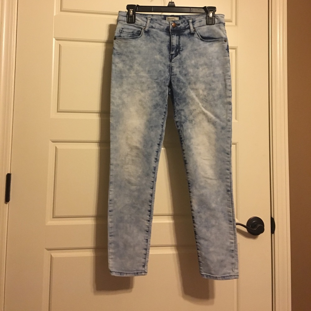 Forever 21 Acid Washed Skinny Jeans
