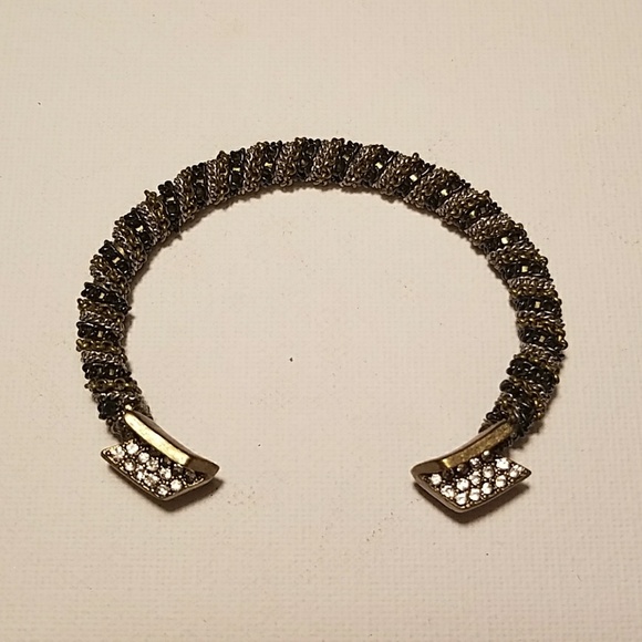 Rock & Republic chain cuff bracelet with arrows - Picture 2 of 3