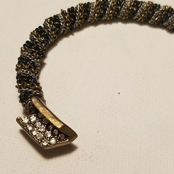 Rock & Republic chain cuff bracelet with arrows - Picture 3 of 3