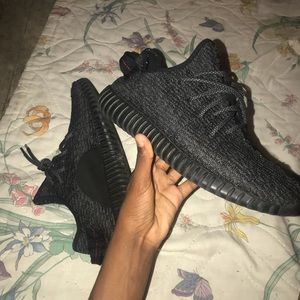 Replica Adidas Yeezy boost 350 Pirate Black USED!!