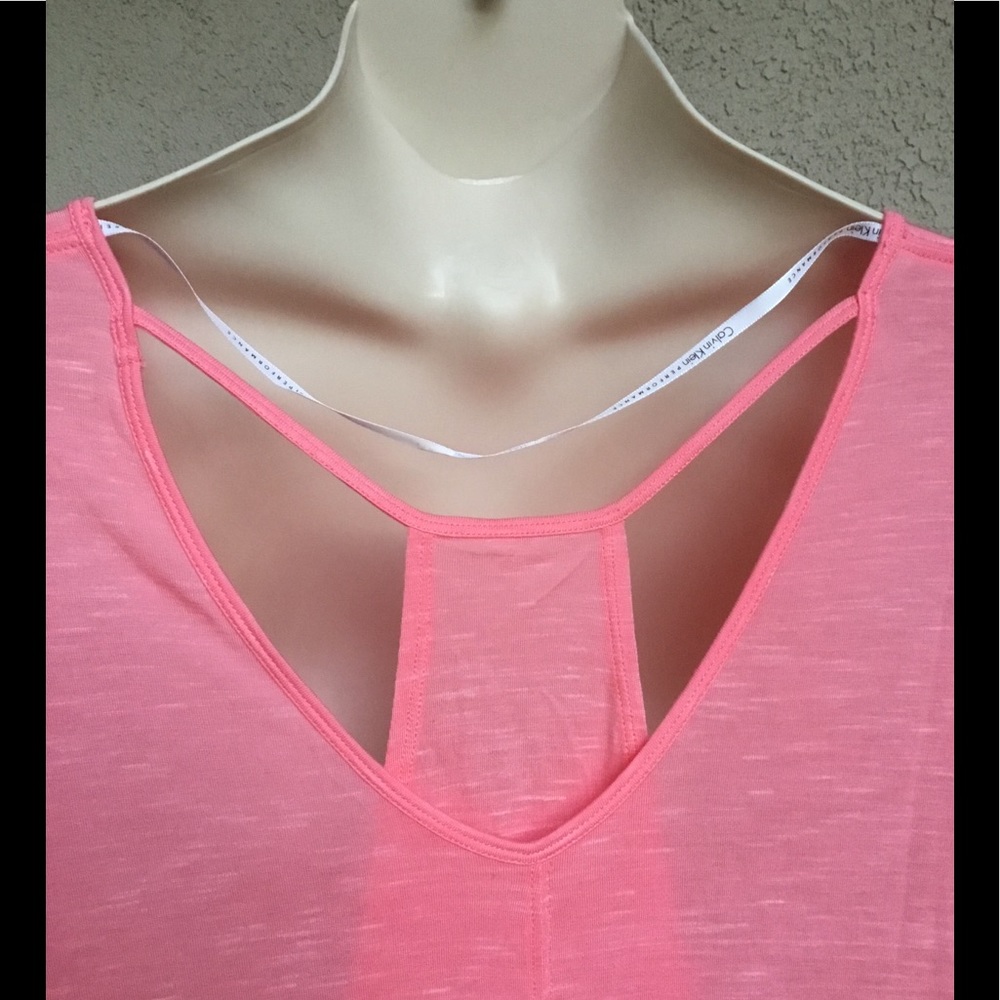 Calvin Klein Performance Racerback T-Shirt - Picture 3 of 7