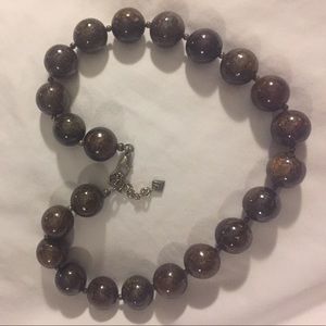 Retired Hard to find Silpada Bronzite NECKLACE