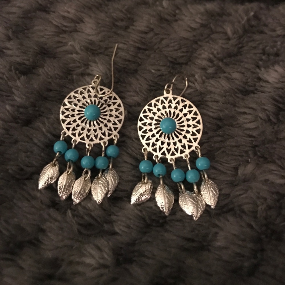 Dream catcher earrings