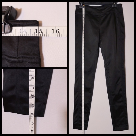 NWT DVF Sweetheart Cigarette Black Pants - Picture 2 of 5