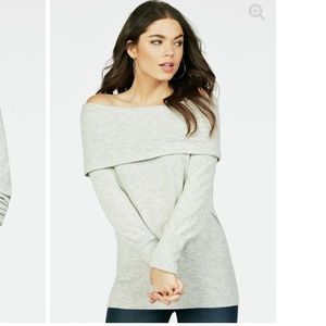 PRICE DROP‼️NWT justfab draped pullover sweater
