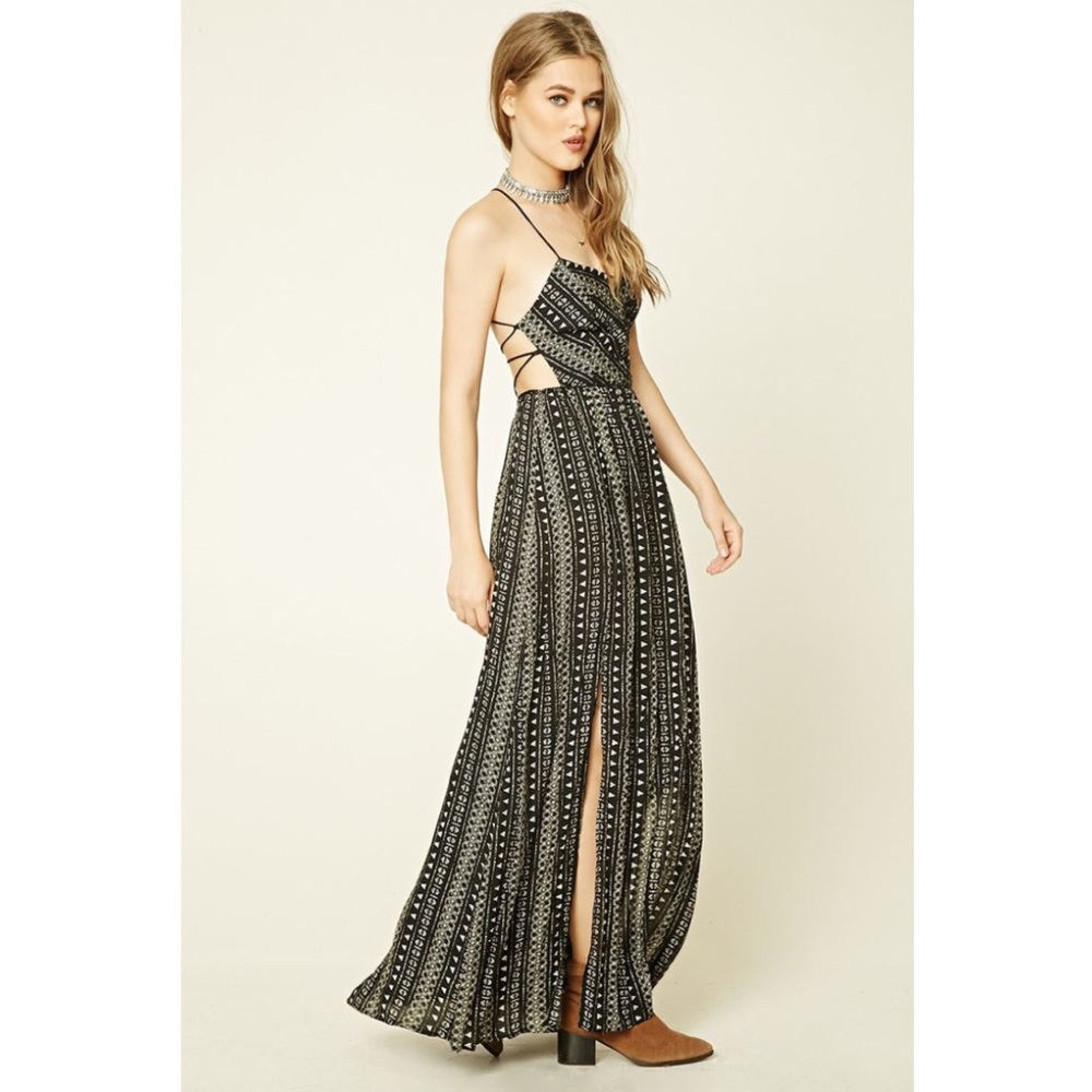 Forever 21™ Maxi Dress with Lace Up Back