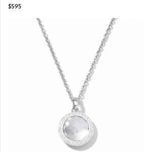 Ippolita Mini Pendant Necklace(Silver w/ Diamonds)