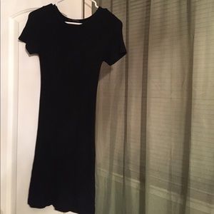 Brandy & Melville black ribbed dress