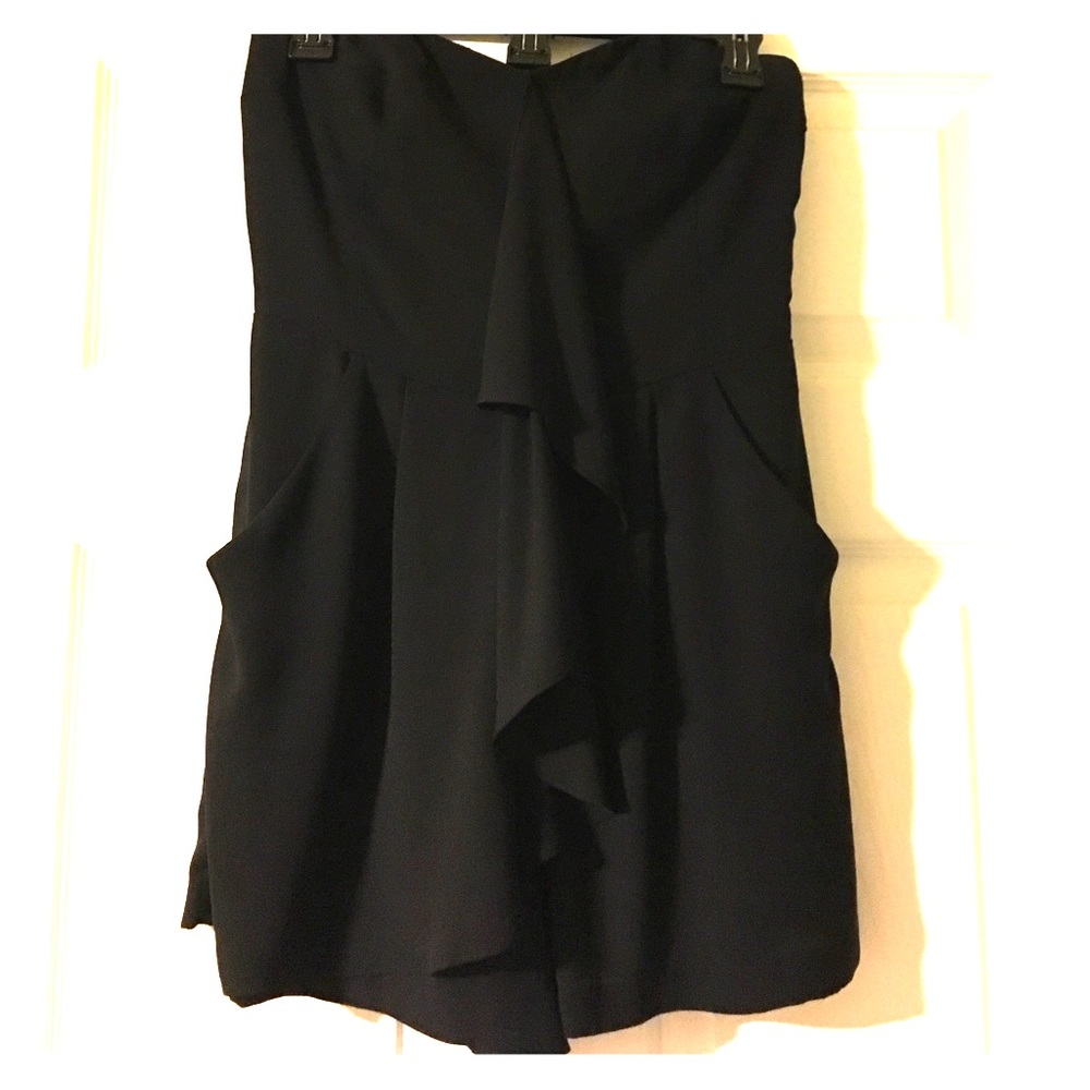 Strapless romper