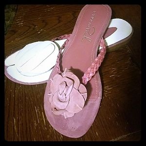 Suede flower Sandals