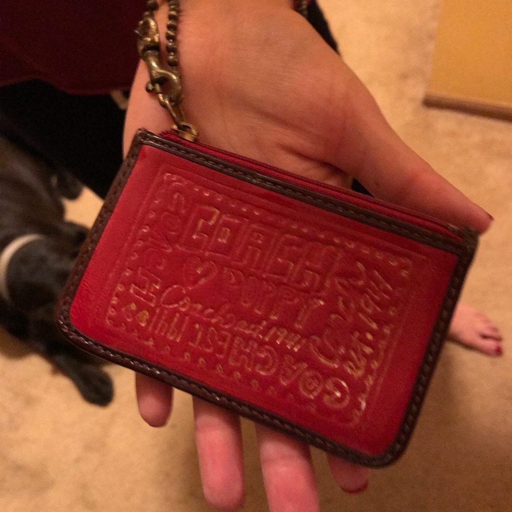 Coach wristlet