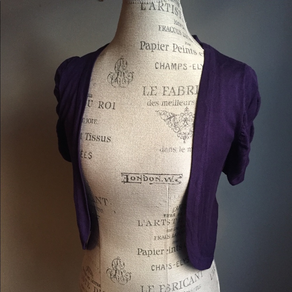 Cropped Bolero Cardigan