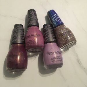 Set of 4, Sinful Colors nail polishes