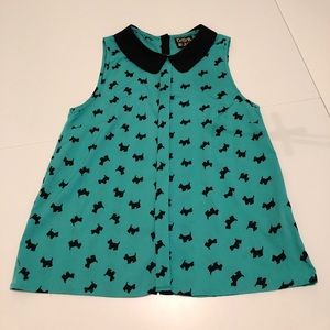 Adorable Scottie Dog Blouse