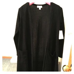 LULAROE UNICORN SOLID BLACK SMALL SARAH NWT