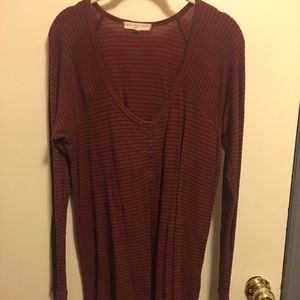 Long sleeve striped shirt