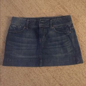 American Eagle jean mini skirt