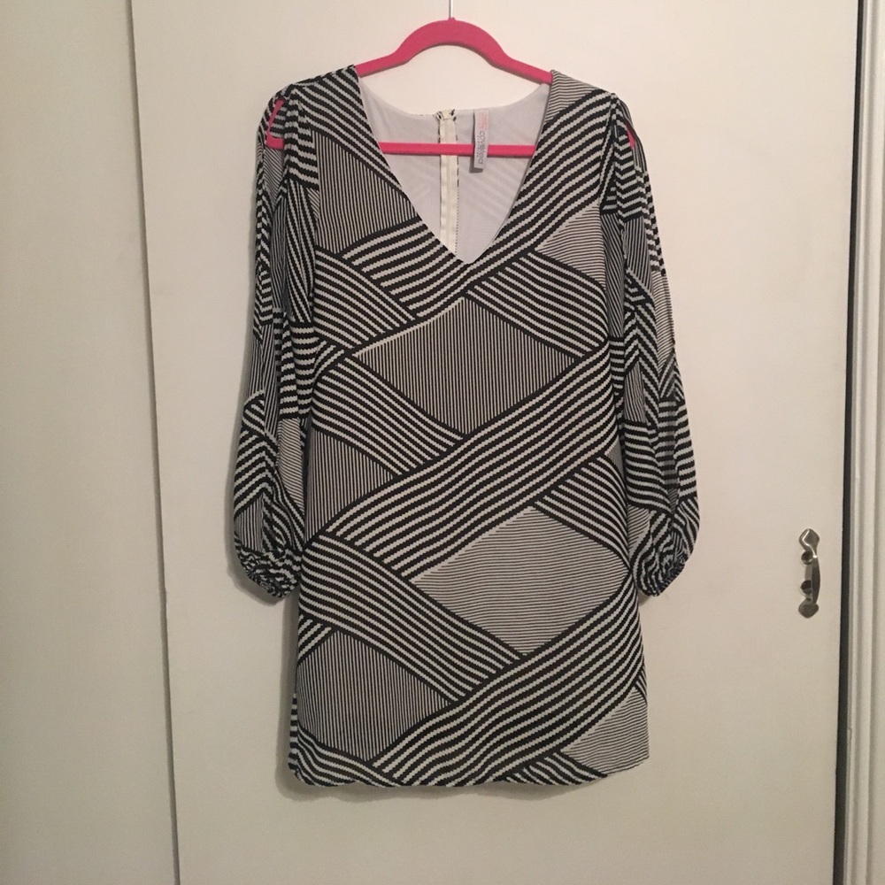 Black and white dress