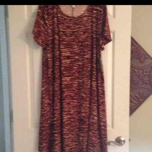 2x lularoe red heathered Carly
