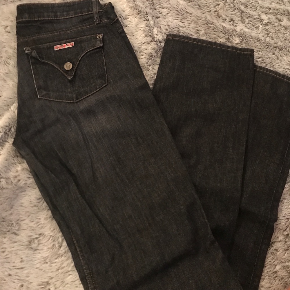 Hudson size 28 black jeans
