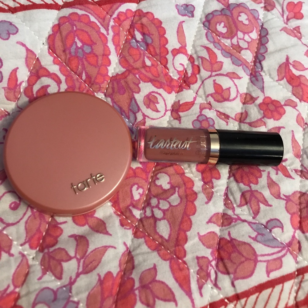 Tarte mini lip paint and mini blush