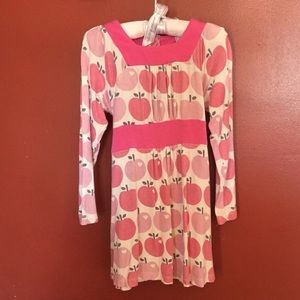 Pink and white boutique apple dress Size 2T-3T