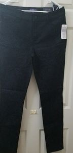 NYDJ Printed skinny pants.