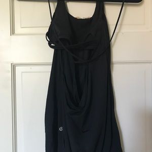 Lulu lemon string tank with built on bra