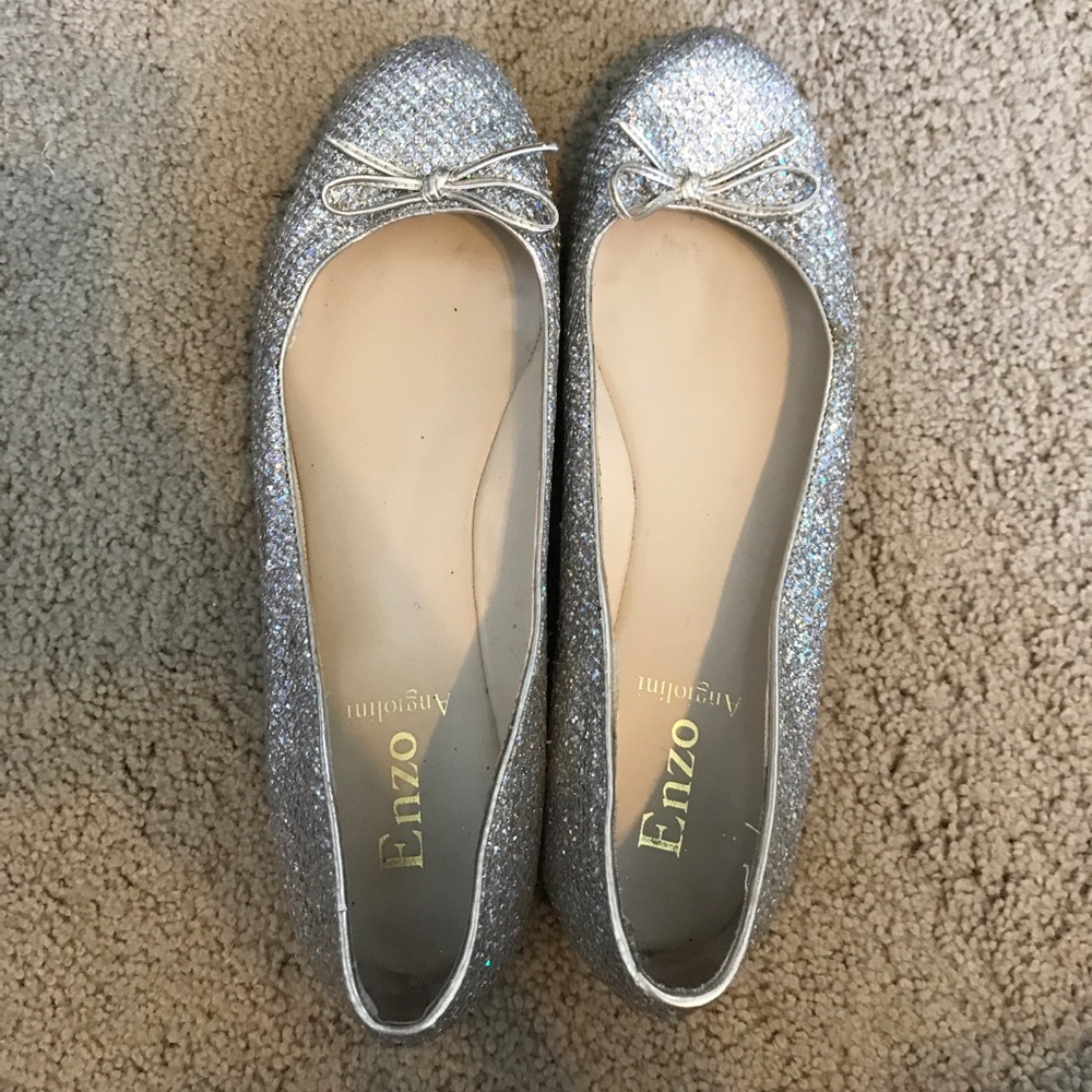 Sparkly Enzo Angiolini flats