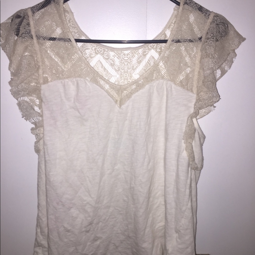 Urban Outfitters Shirt with Cute Lace Trim