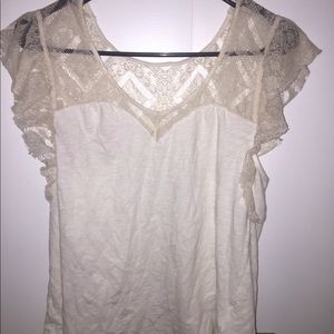 Urban Outfitters Shirt with Cute Lace Trim