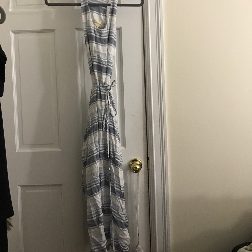 Stripped maxi dress