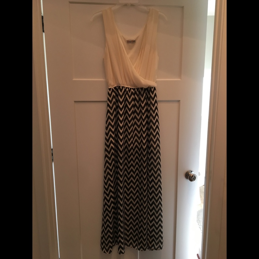Chevron Maxi Dress